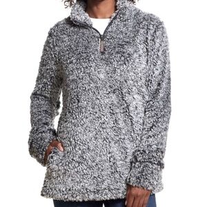NWOT Weatherproof Vintage 1/4 Zip Cozy Fluffy Teddy Sherpa Jacket Wens Size XL